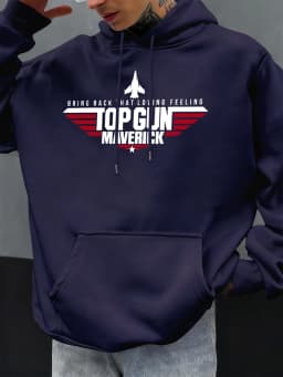 Top Gun Maverick Design Men Hoodies Oversized Comfortable Hoodie Pocket Fleece Streetwear Autumn Fashion Casual Pullover