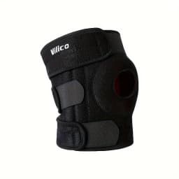 1PC Adjustable Knee Brace Open Patella Knee Support for Men Women Breathable Knee Wrap for Sports Running Fitness