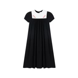 Ali Plus 2026 SS Sailor Maxi Kids Cotton Outfits Embroidery Removable White Collar Girls Boys Matching Clothes