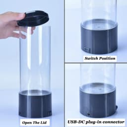 Jellyfish Lamp LED Color Changing Aquarium Light with 8 Colors, Home Decoration Night Light for Bedroom Living Room