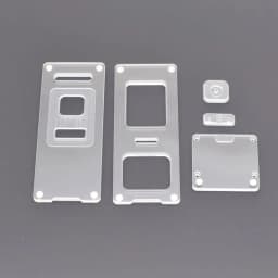DIY Door Hinge Mounting Plate With Holes For Home Kitchen Cupboard for for BB Stubby aio RAGA SSPP switch panels Doors Furniture