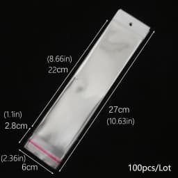 OPP self sealing transparent plastic bag, cellophane, self-adhesive packaging, jewelry, candy, cookies, gift packaging bag