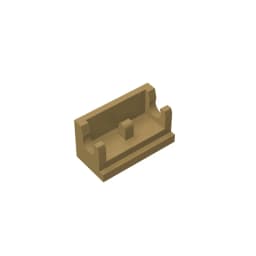 MOC PARTS GDS-829 Hinge Brick 1 x 2 Base compatible with lego 3937 pieces of children's toy Assembles Building Blocks Technical