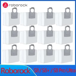 For Roborock S8 Pro Ultra S8+ Spare Parts DuoRoller Main Side Brushes Mop Cloths HEPA Filters Dust Bags Accessories