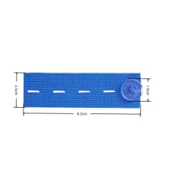 3 Pcs/set Jeans Extension Buckle Elastic Adjustable Waist Button Belt Lengthening for Trousers Pant Waistband Extender Unisex