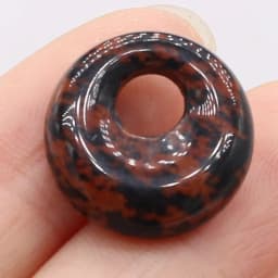 Natural Stone Beads Semi-precious Stones Round Big Hole Beads for Jewelry Making DIY Necklace Bracelet Earrings Accessories18mm