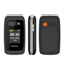 UNIWA V202T 4G Flip Phone Large Button for Elderly Mobile Phone 2.4Inch Screen 1450mAh With Emergency Call Button Global Version