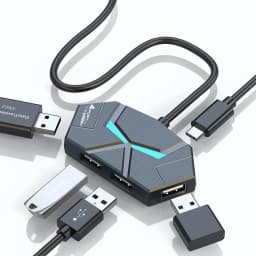 Multi USB Hub Usb Splitter 4/7 Ports 2.0 Usb Expander Cable 60/120CM High Speed Adapter For PC Transmission Hard Drive