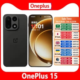 OnePlus 15 Global Rom Unlocked Snapdragon 8 Elite Gen 5 6.78inch AMOLED 120Hz 50MP 7300Mah 120W Super Charger NFC OTA