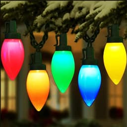 Solar Christmas Lights Outdoor 7M 50 LED Strawberry Solar String Lights Holiday Garland Christmas Tree Fairy Twinkle Lights
