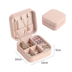 Double-Layer Velvet Jewelry Box High Capacity PU Leather Jewelry Storage Box Large Space Jewelry Holder Gift Box Organizer