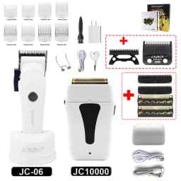 JUCAI Mini Candy Professional Hair Clipper for Men 7200RPM Brushless Motor Phantecho DLCBlade Base Charger Haircut Machine