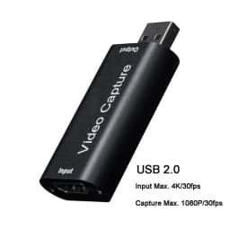 4K Video Capture Card USB 3.0 USB2.0 HDMI-compatible Grabber Recorder for PS4 Game DVD Camcorder Camera Recording Live Streaming