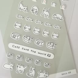 Korean Import Original Suatelier Cute Cats Claw Paper Stickers Scrapbooking Diy Journal Stationery Sticker Deco Art Supply 116