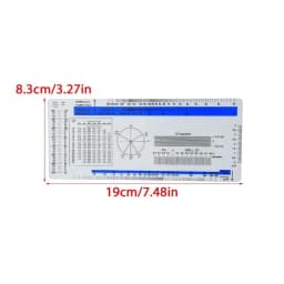 Ruler Student Pocket Reference Guide Electrocardiogram Ruler Cardiogram Transparent Soft Heart Rate Ruler