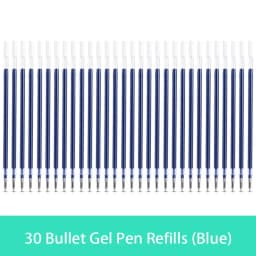 10/20/30 pcs/set 0.5mm Gel Pen Refills Red Blue Black Ink Stationery Writing Supplies Office Signature Rods Office School Needle