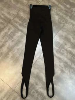 DEAT Casual High Elastic Waist Cross Patchwork Design Pencil Pants For Women Stretch Black Trousers 2026 Autumn Female 11XX5390