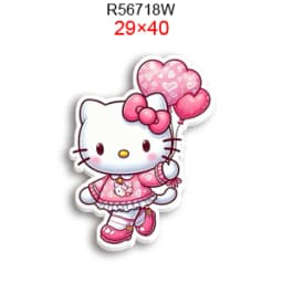 Hello Cat 10pcs/lot San Resin Planar Transparent Glitter Acrylic Flatback for Charms DIY Bow Craft Supplies Phone Case Decor