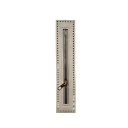 Practical 27cm Leather Zipper - Solid Hardware Sewing Accessory, Durable Replacement for Handbag & Crochet Bag