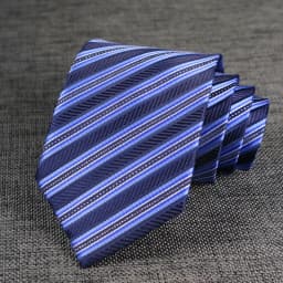 New Men's Tie Classic Stripes Striped 8cm Jacquard Necktie Accessories Daily Wear Cravat Wedding Business Party Gift