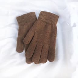 Autumn And Winter Men's Women's Touch Screen Cold-proof Warm Finger Gloves Korean Version All-match Cycling Knitted Wool Gloves