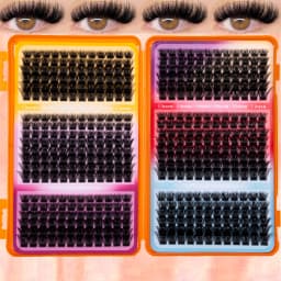 Thick Lash Clusters Wispy Eyelash Extensions Natural Volume Lash Extensions DIY Individual Lashes for Party Use Reuseable