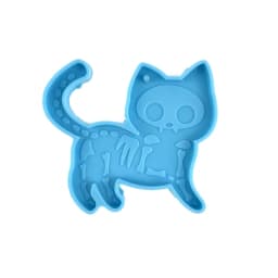 Cute Cat Silicone Mold DIY Earring Necklace Keychain Pendant Molds Super Glossy Animal Epoxy Resin Casting Mold Craft