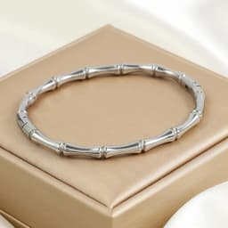 ZAKOL Waterproof Stainless Steel Cuff Bracelet Bangles for Women Smooth Metal Openable Bracelets Jewelry Gift