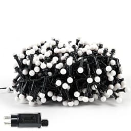 Waterproof LED Holiday Fairy String Light 8 Modes Christmas Round Ball Garden Garland Lights for Party Indoor Outdoor Decor