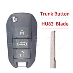 Liberty 433MHz ID4A Chip ID46 Chip Flip Remote Key for Prugeot Expert 208 301 308 408 508 Citroen C2 C3 C4-Cactus C-Elysee C5 C6
