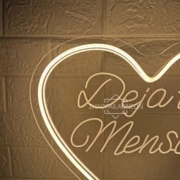 Leave A Message Neon Sign LED Spanish Dejar un mensaje Led Neon Light Coffee Bar Room Decor Sign Wedding Bedroom Decoration