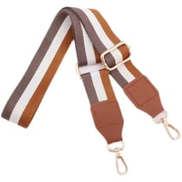 Wide Shoulder Straps Solid Color Stripes Pu Leather Adjustable Shoulder Messenger Bag Strap Accessory Supplies