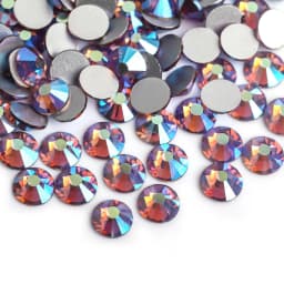 SS16 SS20 SS30 Glitter Rhinestone Crystal AB Non Hot Fix Flat back Rhinestone Apparel for Nail Art Fabric Garment