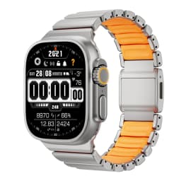 Silicone Magnetic Strap for Apple Watch Ultra 4/3/2 49mm Series 12/11/10 46mm Titanium Metal Band Iwatch 9 8 7 45mm SE3 44mm