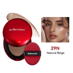 Lakerain Cushion Foundation Sunscreen Waterproof Long-lasting Brighten Foundation Cream Women Base Makeup Face Korean Cosmetics