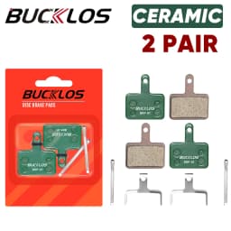 BUCKLOS BRP-01 Disc Brake Pads Resin Semimetallic MTB Hydraulic Brake Pads for SHIMANO B01S B05S Bicycle Brake Pad for M525 M395