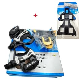 SHIMANO PD-R550 Racing Pedals - Ultra-Light Single Sided for Road Bikes