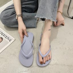 Women's Flats Flip Flops Non-Slip Summer New Casual Beach Women's Sandals Household Daily Fashion Comfortable Women's Slippers