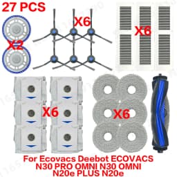 For Ecovacs Deebot ECOVACS N30 PRO OMNI N30 OMNI N20e PLUS N20e Spare Parts Main Side Brush HEPA Filters Accessories