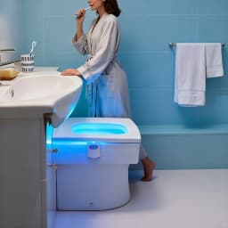Wireless Motion Sensor LED Night Light RGB 16 Colors Toilet Bathroom Atmosphere Colorful Lamp Sensor LED Night Lights