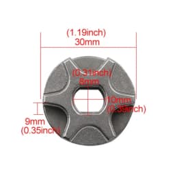 M10 M14 M16 Sprocket Chain Saw Gear for Grinder Replacement Gear Chainsaw 7/6/3 Tooth Electric Bracket Power Tool