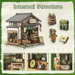 CUTEBEE DIY Book Nook Kit 3D Wooden Puzzle Mini Miniature House Bookshelf Decor Craft Kit for Adult Birthday Christmas Gift Idea