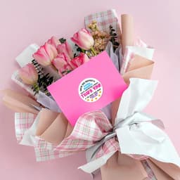 500 PCS Please Leave a Review Cute Small Business Stickers,Thank You Sticker for Bakeries Packaging Envelope Seals