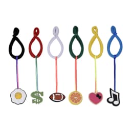 6PCS Ergonomic Pencil Grips Portable Soft Students Learning Write Corrector Cartoon Shape Handwriting Aid for Handwriting