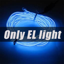 EL Wire 5/4/3/2/1Color 1M Illuminated Lights with Neon Lights DIY Combination Multicolor Lights AA Batteries USB Prom LED Strips