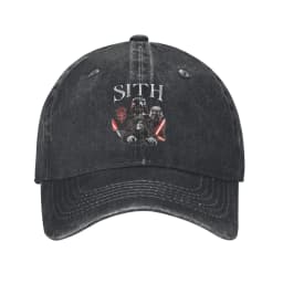 Vintage Darth Maul Jedi Master Lightsaber Logo Baseball Cap for Men Women Distressed Denim Sun Cap Adjustable Fit Hats Cap