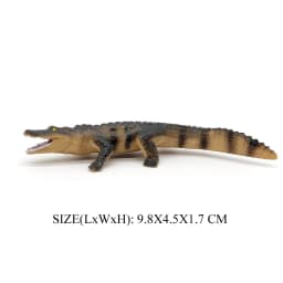 Realistic Plastic Alligator Sarcosuchus Boar Croc Crocodile Wild Animal Model Toy Figurines Party Favors Cake Toppers For Kids