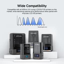 ANYCUBIC 10kg Upgraded ABS-Like Pro 2 3D Printer Resin Hardness and Toughness 405nm UV-Curing Standard Photopolymer
