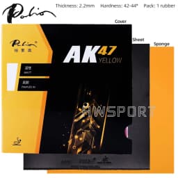 PALIO AK 47 Table Tennis Rubber Non-sticky Ping Pong Rubber Sheet AK47 Red Blue Yellow