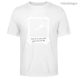 Mens Cotton This Is A Very Old Picture Of Me Graphic Funny T Shirt Street Casual Style Tee for Men and Women